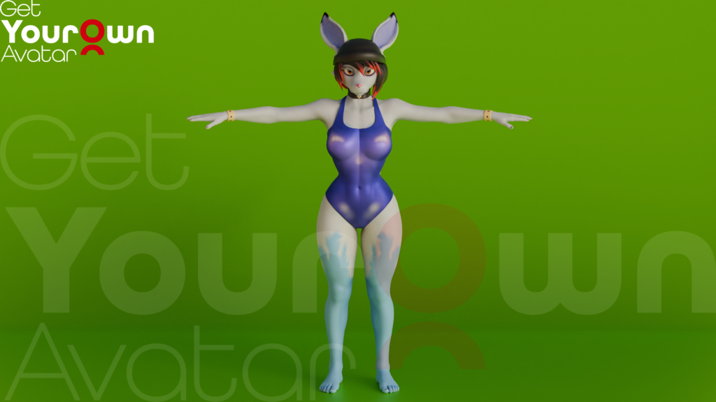 Aqua Neko Render View