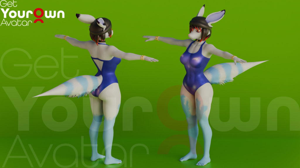 Aqua Neko Render4 View
