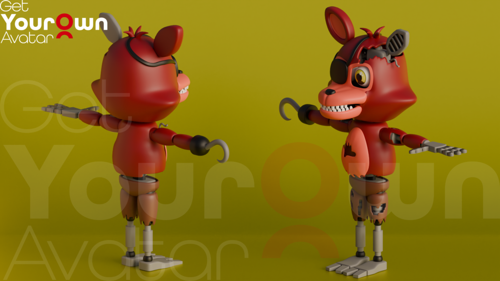 Foxy Reimagined Render View
