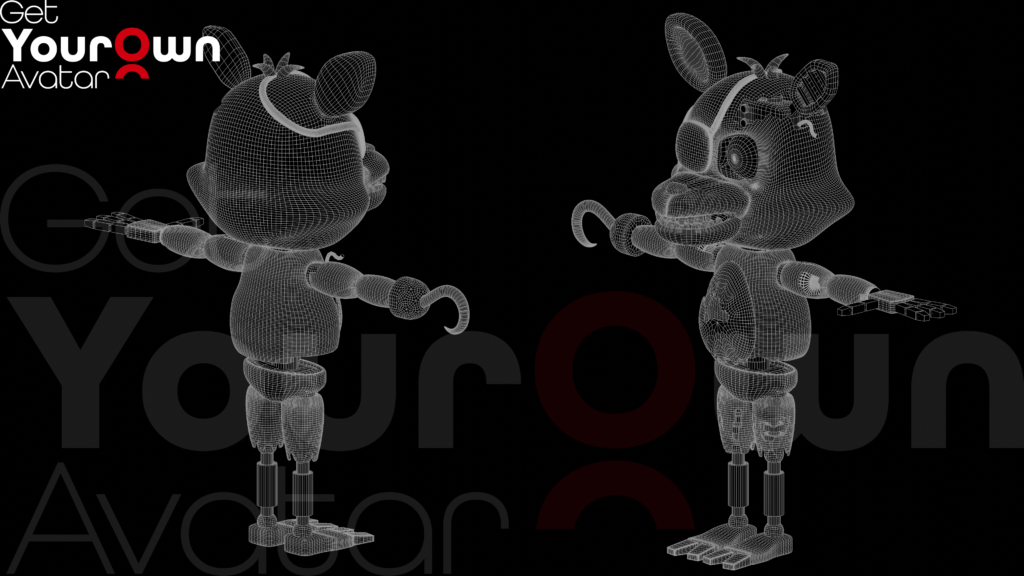 Foxy Reimagined Wireframe View