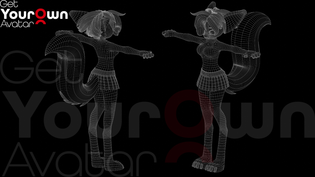 Furry Foxy Wireframe View