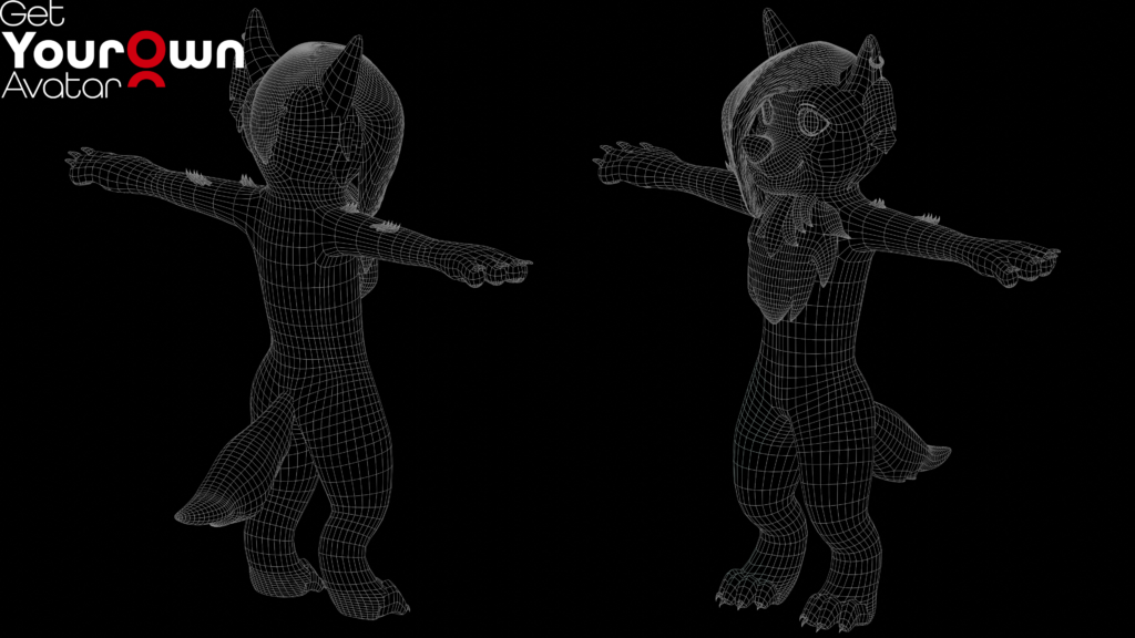 Shadowpaws Nova Wireframe View