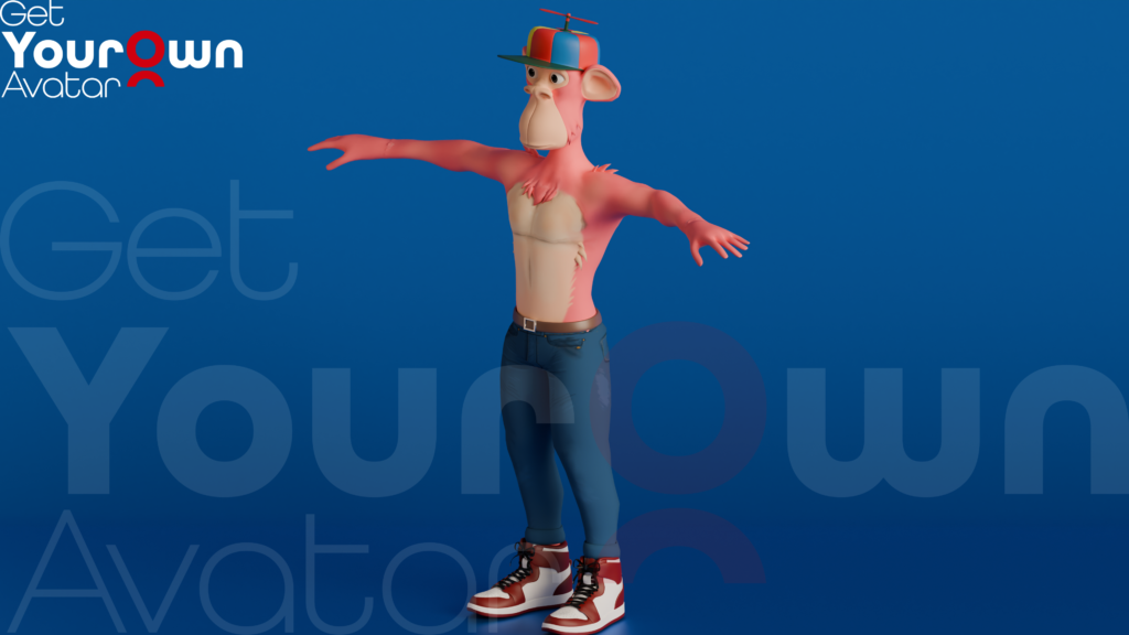 Stylized Monkey Render3 View